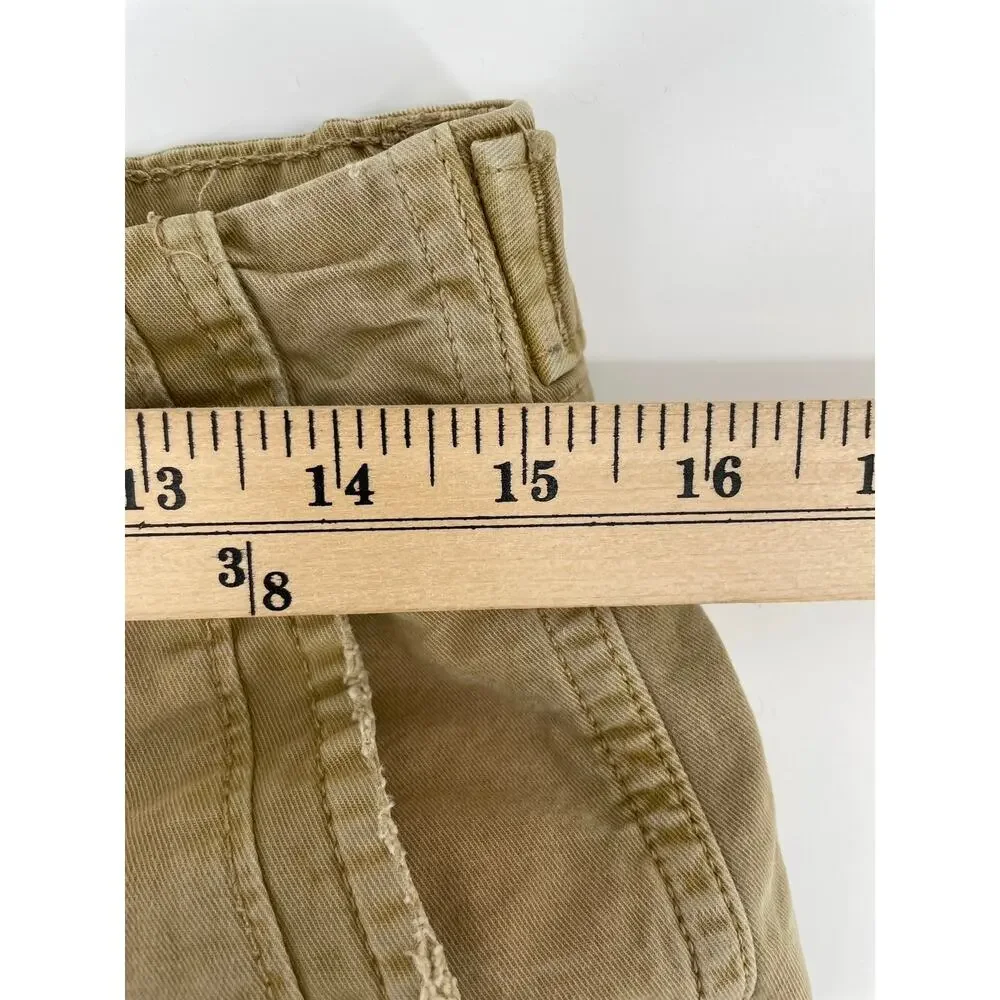 American Eagle Cargo Shorts Men’s 30 Khaki Longer Length Next Level Stretch